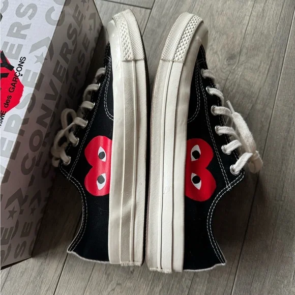 Converse x PLAY Comme des Garçons Chuck 70/ Worn 2 times only - Picture 3 of 8